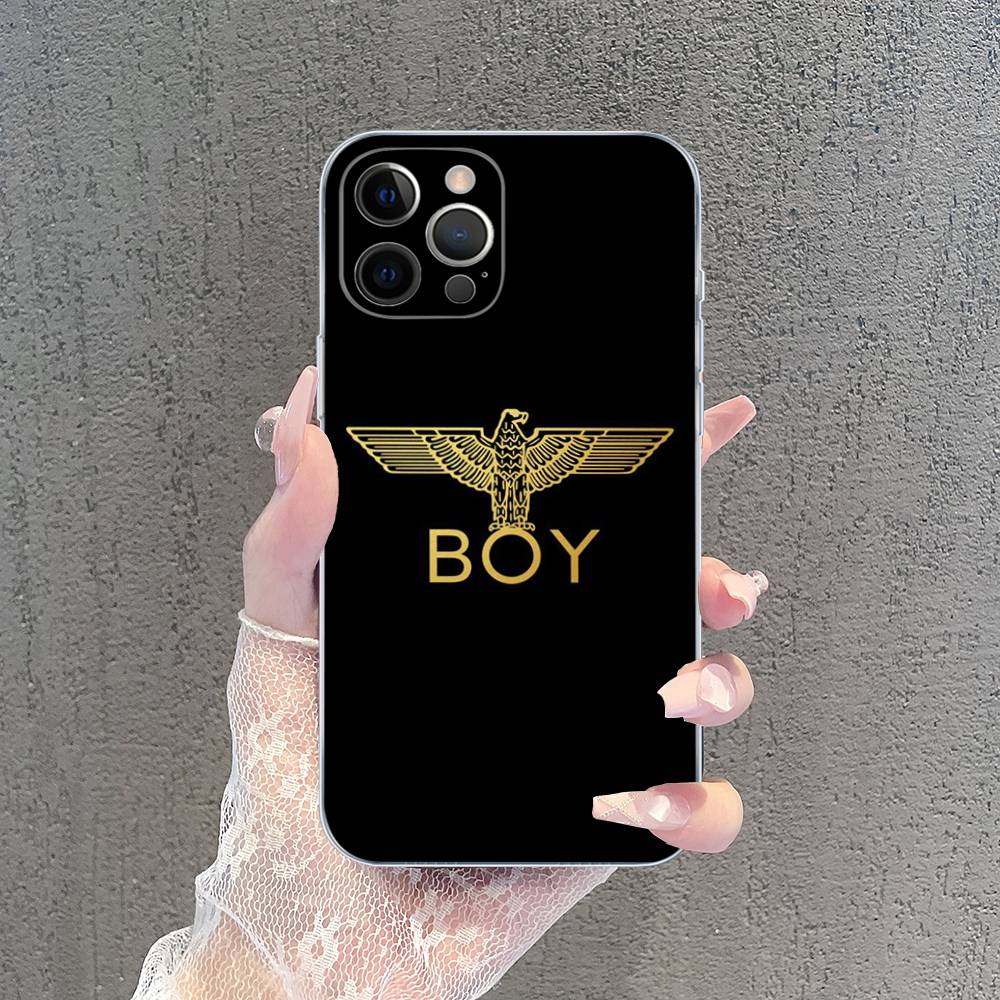 

Модный бренд B-Boy L-London Прозрачный мягкий чехол для телефона для iPhone 15 12 14 16 17 13 Plus 11 Pro Max 13 Pro iPhone 17