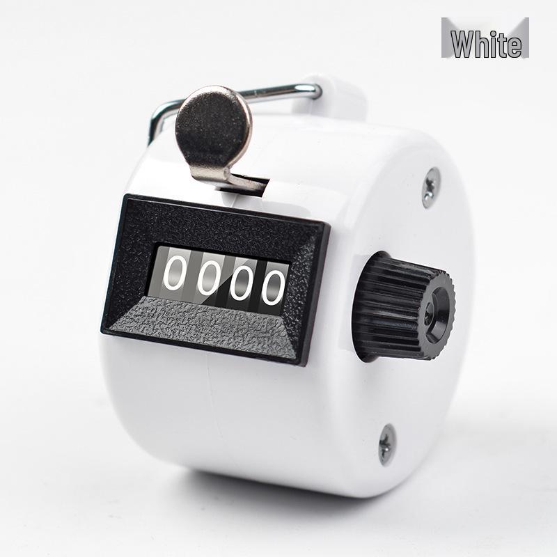 Four-Digit Handheld Metal and Plastic Tally Counter for People Flow Measurement