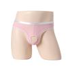 Men Sexy Front Hole Briefs Lace Mesh See Through Crossdresser Underwear Peni Hollow Sissy Low Rise Male Bulge Enhancing Lingerie