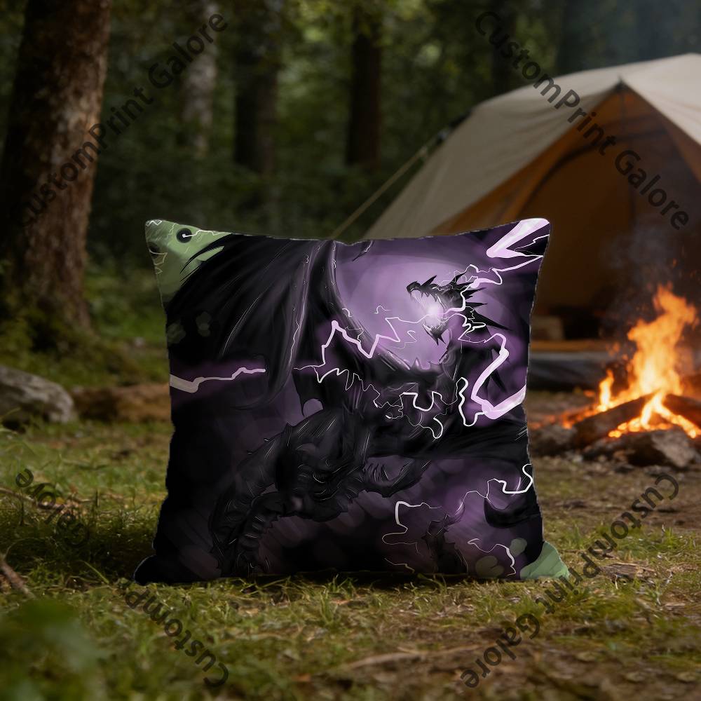EEnder DDragon Polyester Printed Pillow Cover Square 30 35 40 45 50 55 cm Soft for Sofa Bed Car Home Decor
