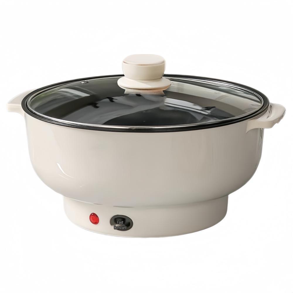 Vielseitiges Elektro-Kochgeschirr mit großer Kapazität: Bratpfanne, Wok, Schnell erhitzbarer Hot Pot und Dampfgarer.