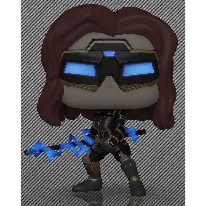 Figurine Funko Pop! Marvel: Avengers Game - Black Widow (Stark Tech Suit) W/ Glow Chase