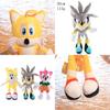 Adorável Brinquedo de Pelúcia Sonic The Hedgehog Shadow Amy Rose Knuckle Tail de 28cm Para Todas as Idades