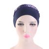 Blumendruck Damen Elastischer Turban Hut Kopftuch Bandana Kopfbedeckung?Piratenmütze