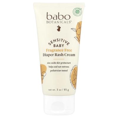 Sensitive Baby, Diaper Rash Cream, Fragrance Free, 3 Oz (85 G)