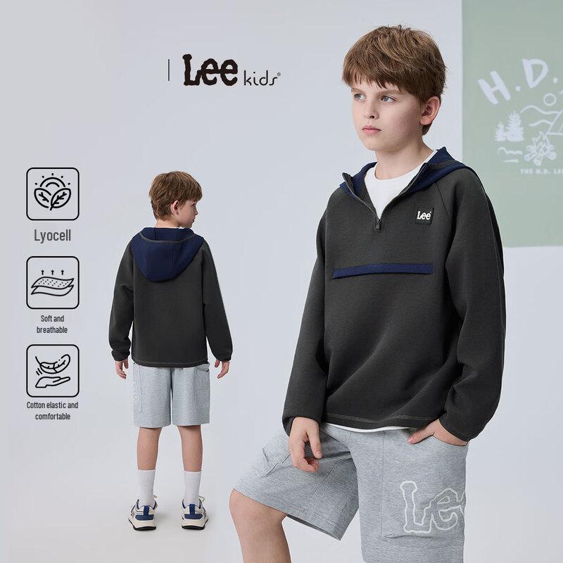 Lee Kids Hooded Lyocell Cotton Sweatshirt