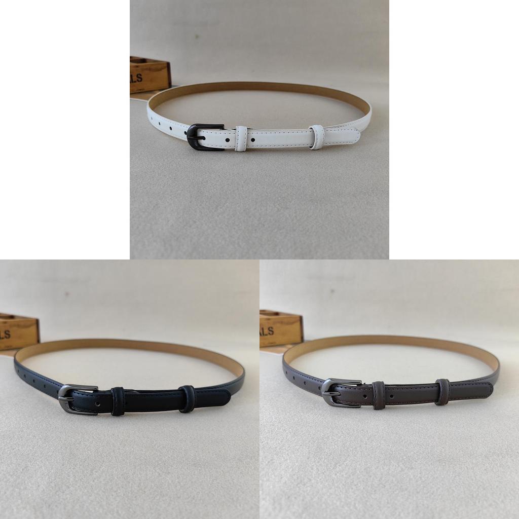 Minimalist Pu Leather Belt For Women With Alloy Buckle Suitable For Work And Daily Use