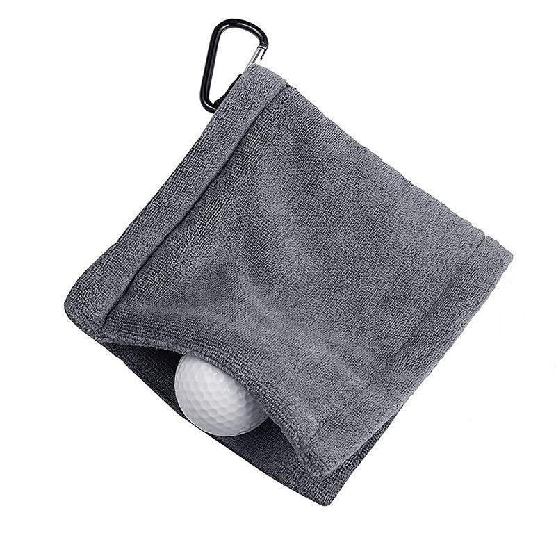 Durable Golf Accessory for Enhanced Game Performance Golf Ball Cleaning Towel Wipes Outdoor Waist Hanging Sport Club Cloths