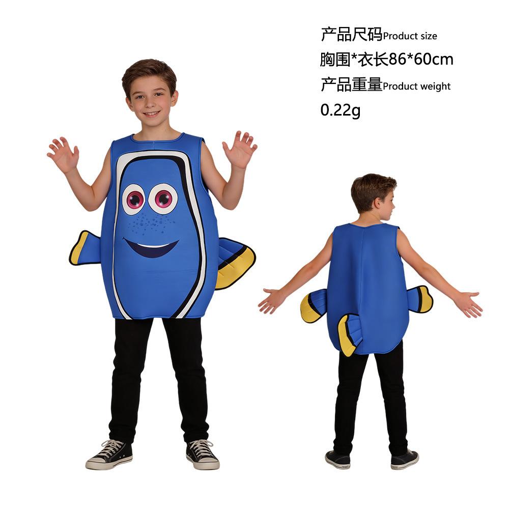 2 Finding Nemo with the same cos suit, clown fish Nemo blue Tang king fish Dolly stage performance sponge suit