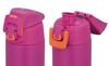 Thermos Water Bottle Vacuum Insulated Sports Bottle Matte Purple For Cold Storage MTPL 0.5L FJH-500