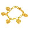 Southeast Asian Fashion Sand Gold Hollow Heart Bracelet Hand Chain