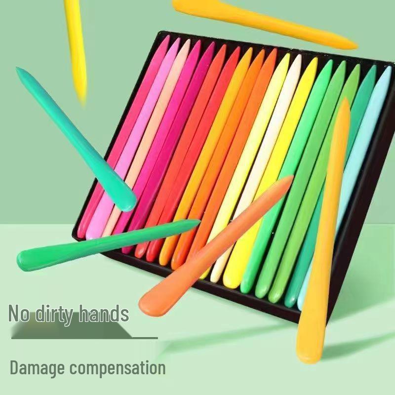Washable No-Mess Crayons: 24 or 36 Colors - Safe Drawing Sticks for Kids, Ideal for Kindergarten