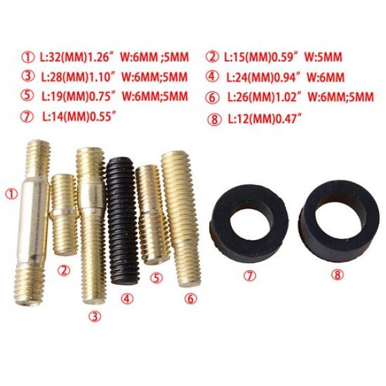 Red BULLET ANTENNA 50 CAL CALIBER For CHEVY GMC TRUCK SUV SILVERADO SIERRA