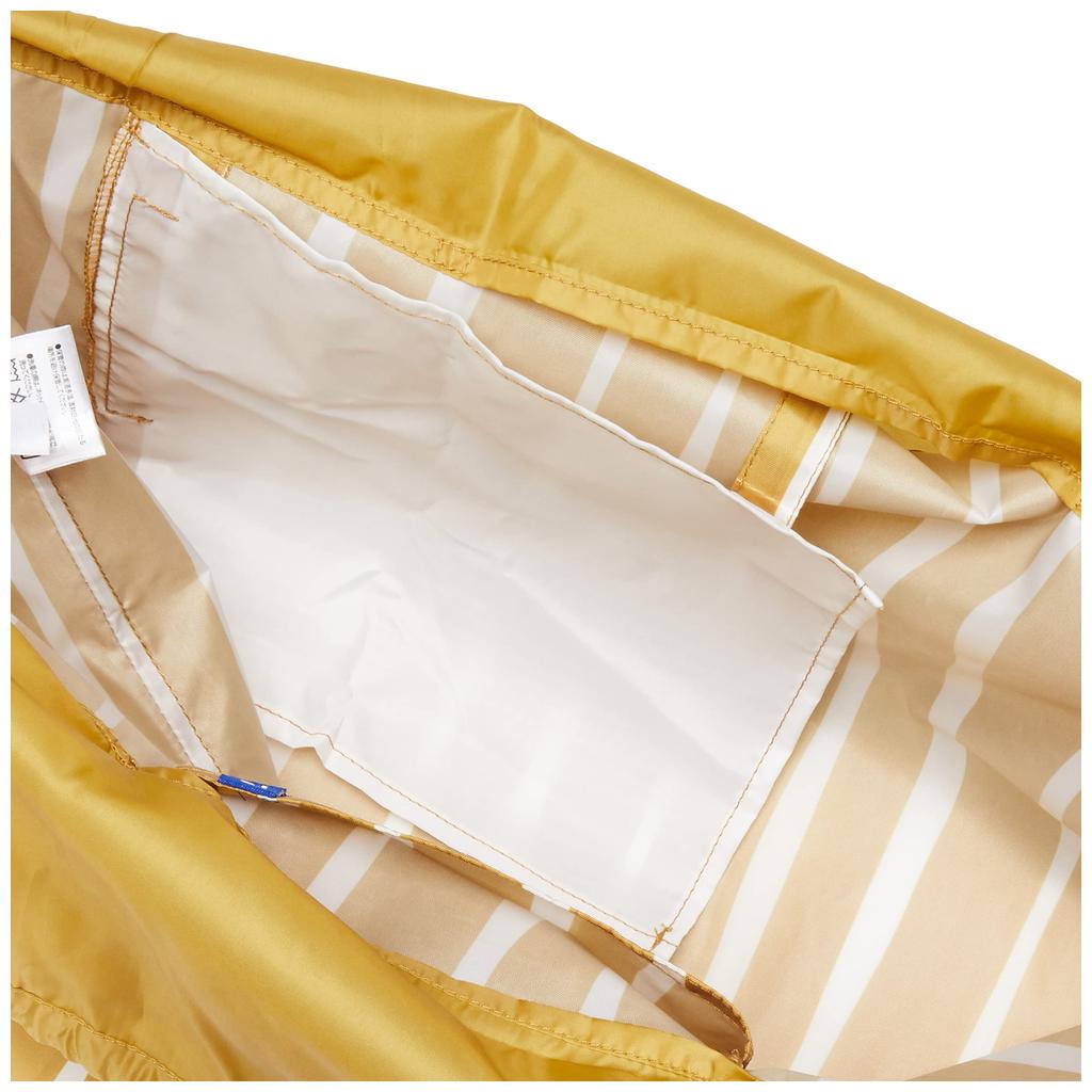 Large Capacity Shopper Cold Bag Set Grande Thermo Inner 6739 Beige Stripe [Routeto] & PT.RS Set-A