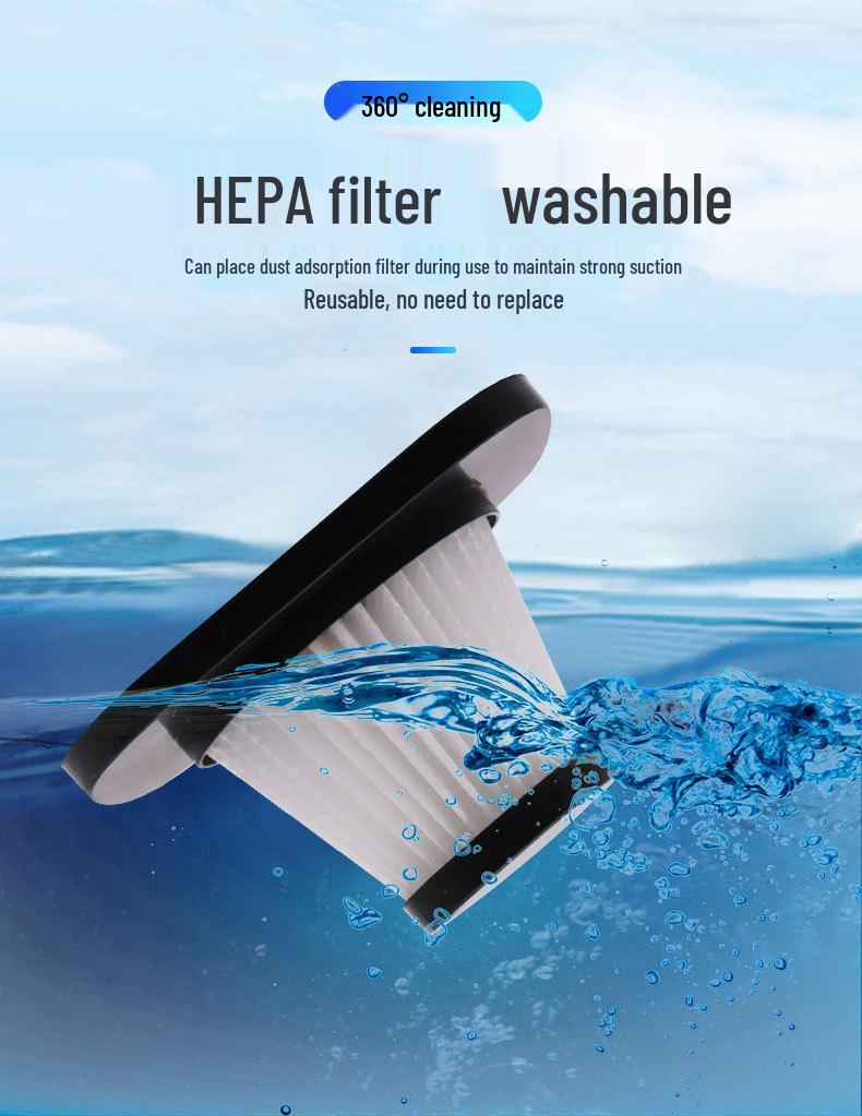 Haipa High-Power Car Vacuum Cleaner: Wet/Dry Use, Strong Suction for Car & Home