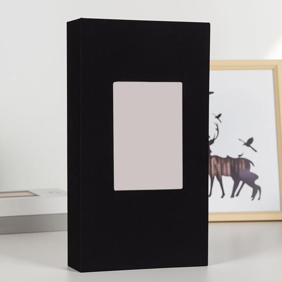 Photo Album 4x6 with 300 Pockets Linen Cover Picture Scrapbook with Front Window Slip-in Vertical Photo Book for Personalized Wedding Vacation Memory