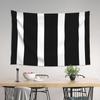 Stripes Black White Tapestry Wall Hanging, Peach Velvet Wall Tapestry No Damage Backdrop Poster Wall Art For Bedroom Living Room