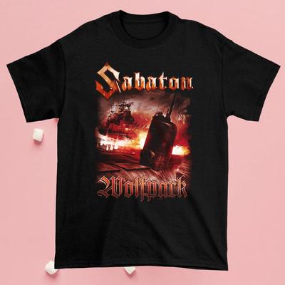 Sabaton Wolfpack Prezent Dla Rodziny Czarni Mężczyźni Wszystkie rozmiary Koszulka Unisex Koszulka