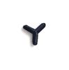 1.5cm Black Artistic Script Embroidered Letters Iron-On Patches - Set of 26