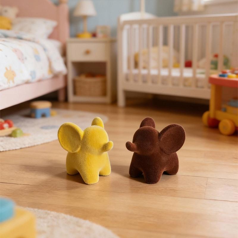 Resin Elephant Figurines Elephant Statues Animal Sculptures Collectibles Table Ornament for Home Office Decorations