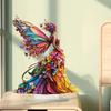 Acrylic Butterfly Fairys Statue Figurines Table Centerpieces Butterfly Fairys Sculpture Table Ornament Home Decorations J0MC