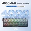 K68 Three-Mode Wired RGB Mechanical Gaming Keyboard, 68 Keys