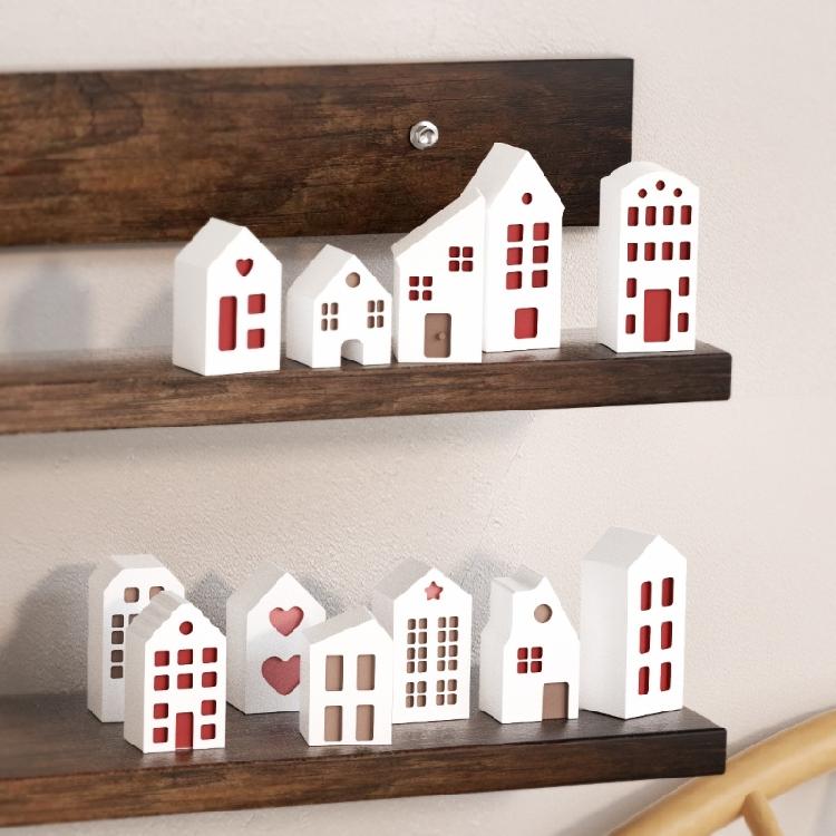 Handgemachte Hausform Anhänger Schlüsselanhänger Formen Stilvolles Robustes Silikon Set Zubehör für Bastelbegeisterte Täglichen Gebrauch