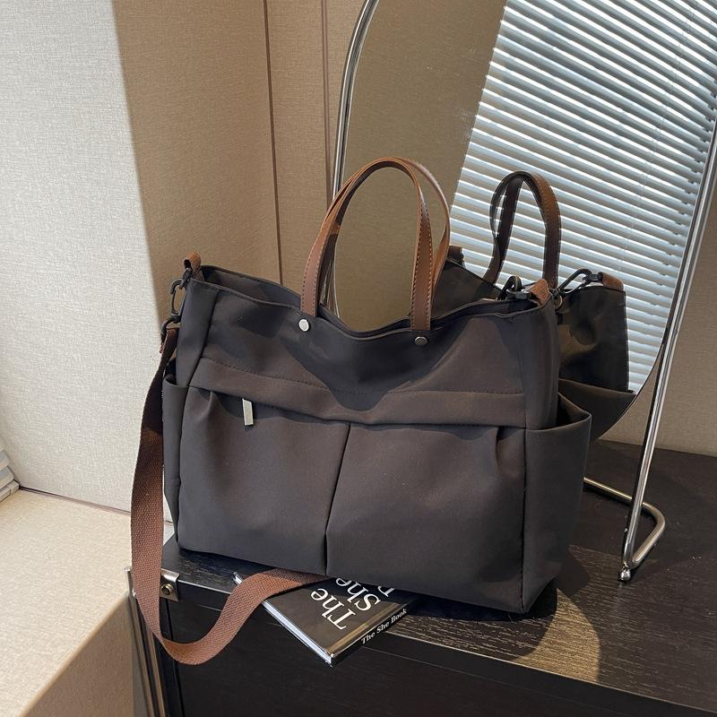 Nylon Large Capacity Shoulder Tote Bag