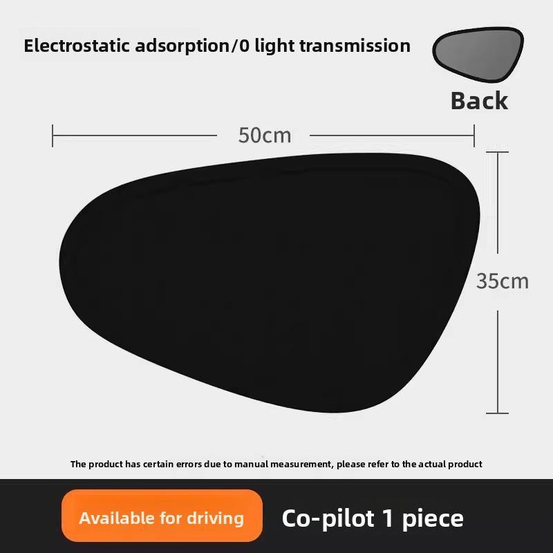 

Sun Shade Cover for Car Side Window Ultra-Light Electrostatic Curtains Sun Protection for Baby 99.9% UV Blocker