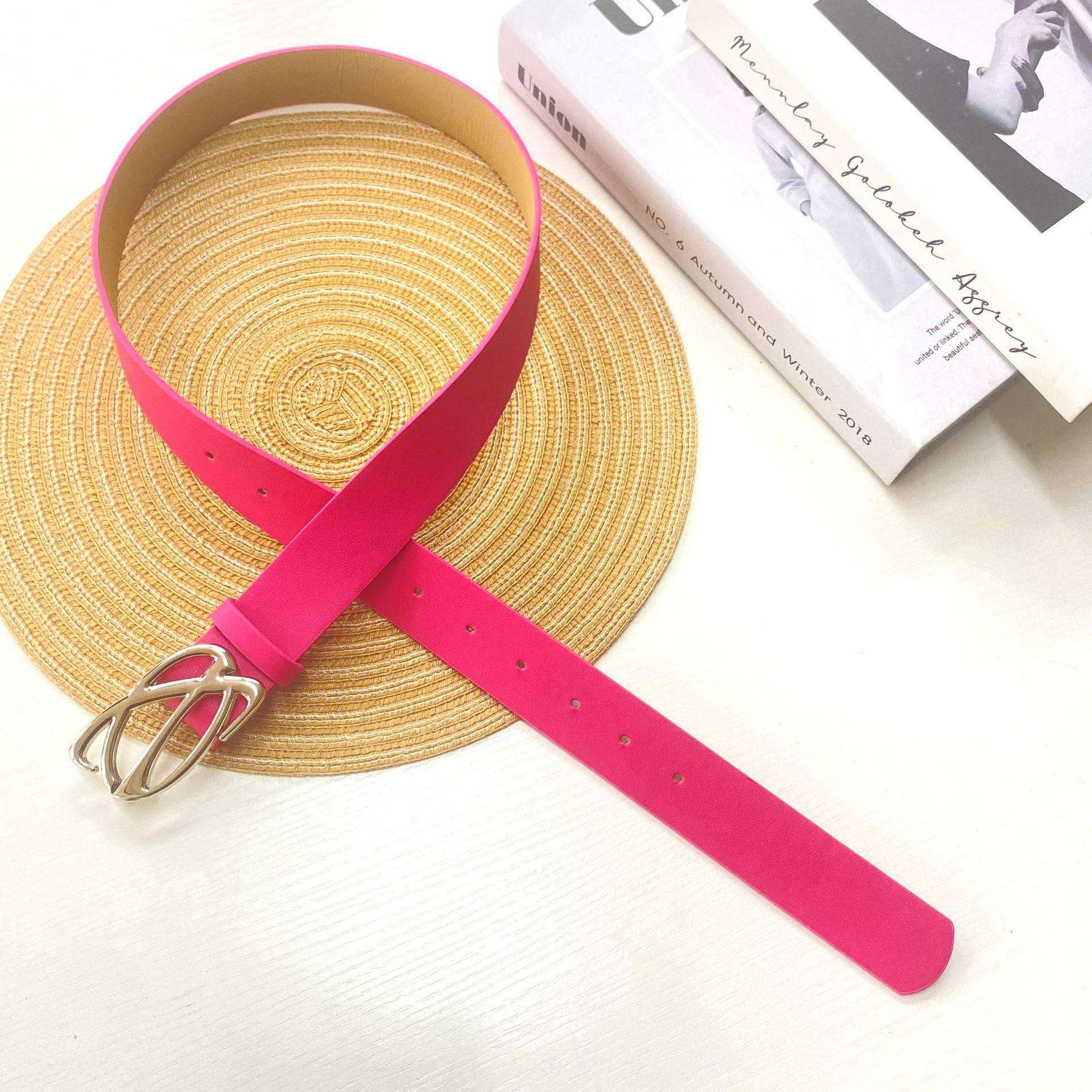 Belt Women S Summer Simple Trendy Black Decoration With The Same Style Cool Jeans Belt 105cm