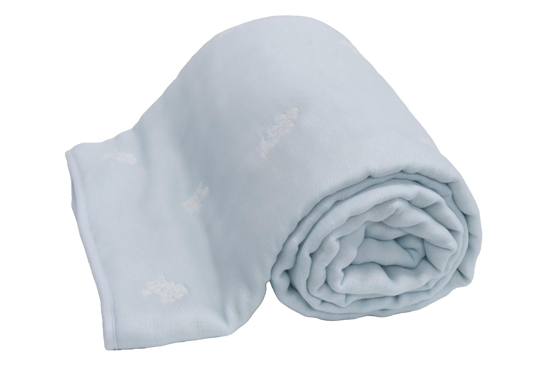 

Romance Kosugi Official Sleep Atelier Gauze Made in Japan Woven with 12 layers of three different types of this blanket is and Blue 12-Layer Blanket, синий