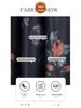 2026 New Style High-Waisted Wool Blend Reversible Velvet A-Line Mid-Length Skirt with Print