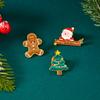 Fashion Christmas Brooch Pin For Women Men Santa Claus Snowflake Christmas Tree Bell Enamel Brooch New Year Xmas Decoration Gift