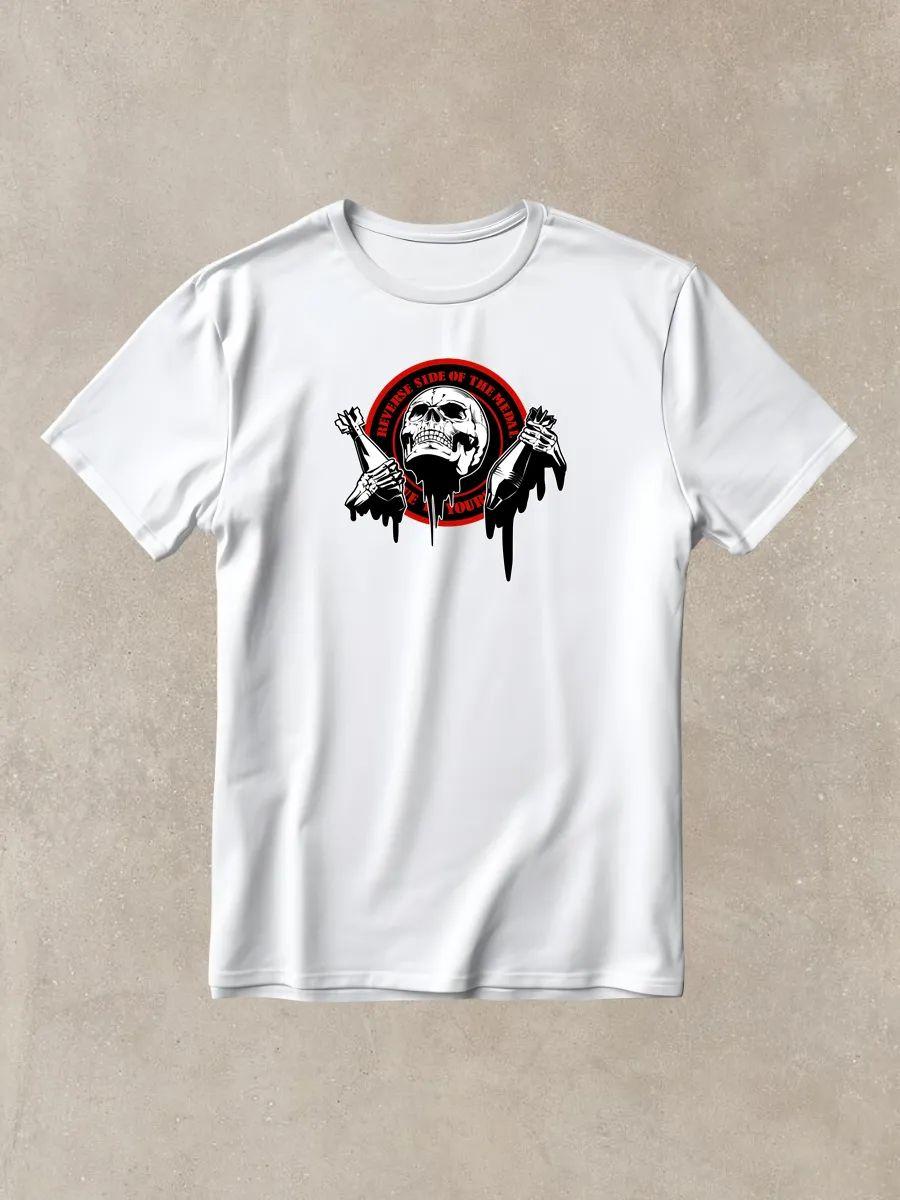 

Reverse Side of the Medal print T-shirt 3XL