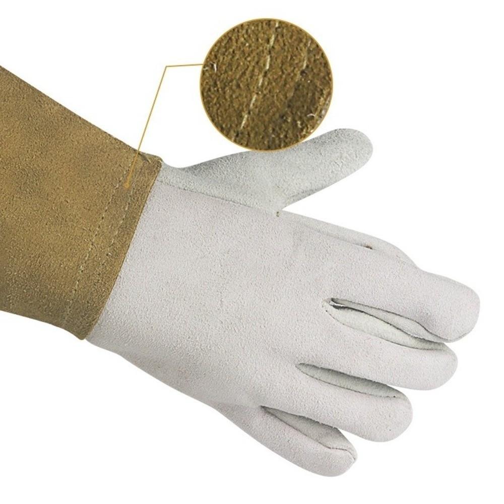1 Pair Cut Resistant Welding Gloves Wear-Resistant Protective Gloves  Industrial Protection