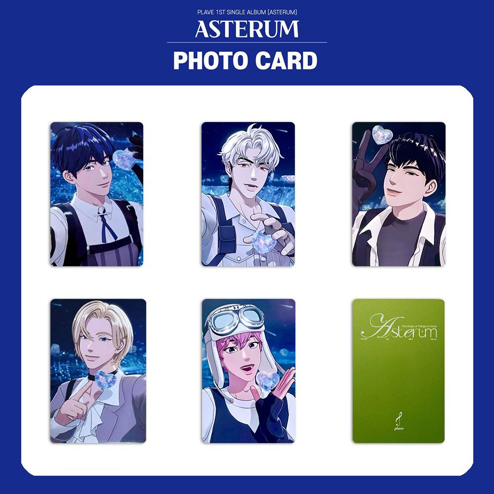 

5Pcs/set Kpop Plave Photo Cards Album LOMO Cards Asterum 1st Songle Album OLIVE Special Cards NOAH YEJUN BAMBY EUNHO Fans Cards 5.4x8.6cm