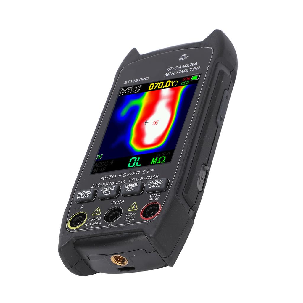Handheld Thermal Imager Multimeter 32x32 Infrared Resolution 20 celsius 550 celsius NCV Warning