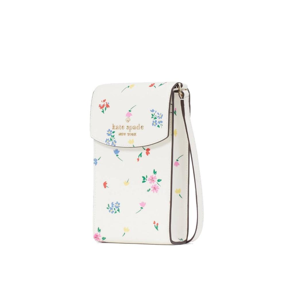 Kate Spade Crossbody Bag Staci Cell Phone Cream Multi Women's Crossbody,