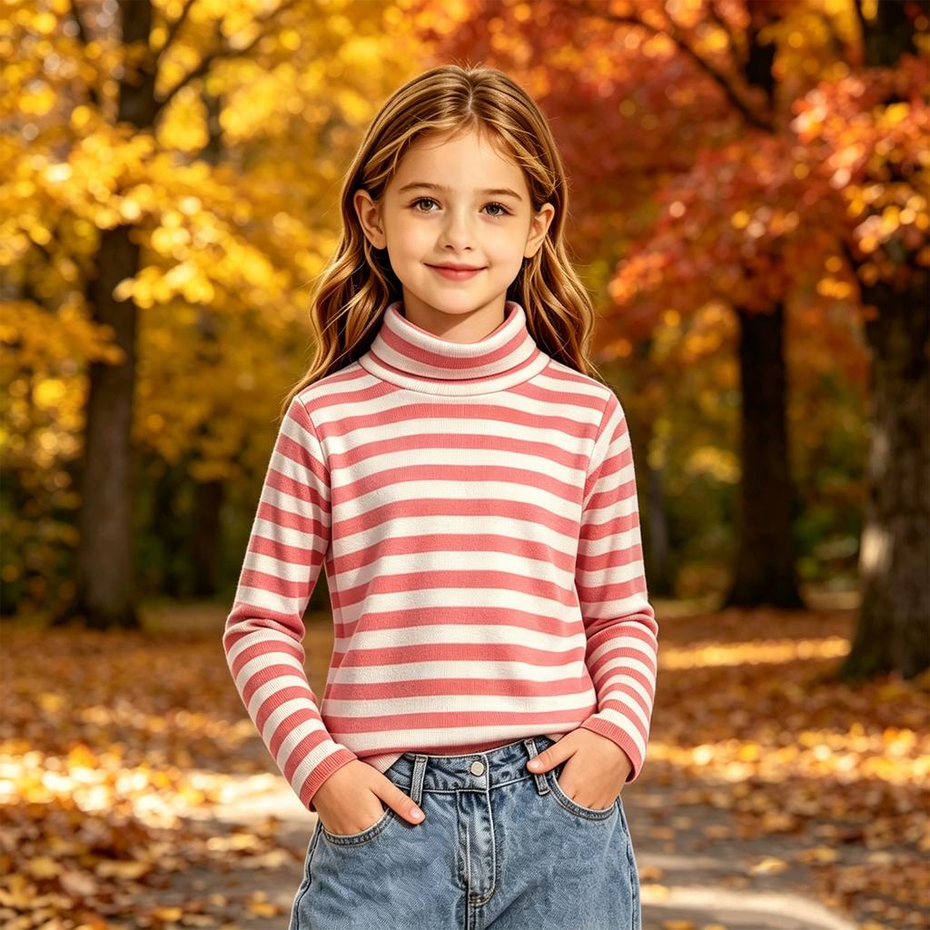 Boys Girls Kids Long Sleeve Hooded Sweatshirt with Pocket Color Casual Pullover