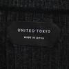 UNITED TOKYO made in Japan No sleeve Combination knit one piece FREE Women Used