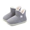 Winter Home Soft Thick Soled Warm High Top Tube With Plush Cotton Shoes