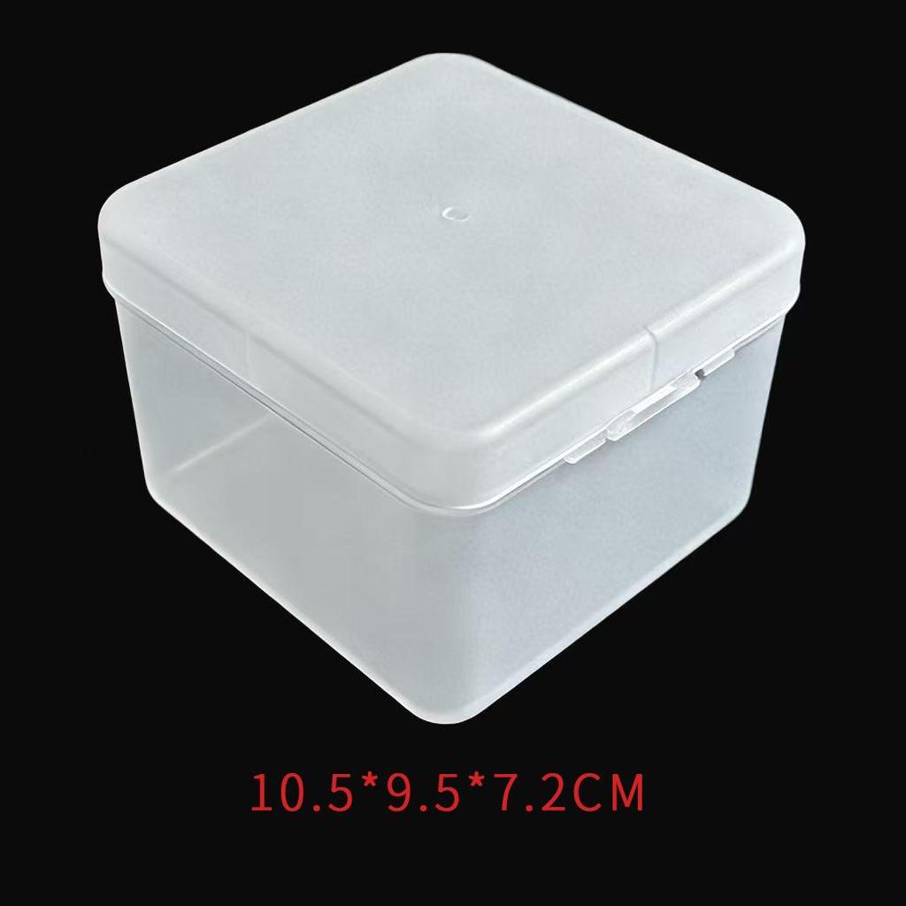 Transparent Rectangular Plastic Cotton Pad Storage Box