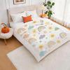 Rainbow Sunshine Cute Throw Lightweight 240G Flannel Blanket Soft Skin-Friendly For Summer Cooling