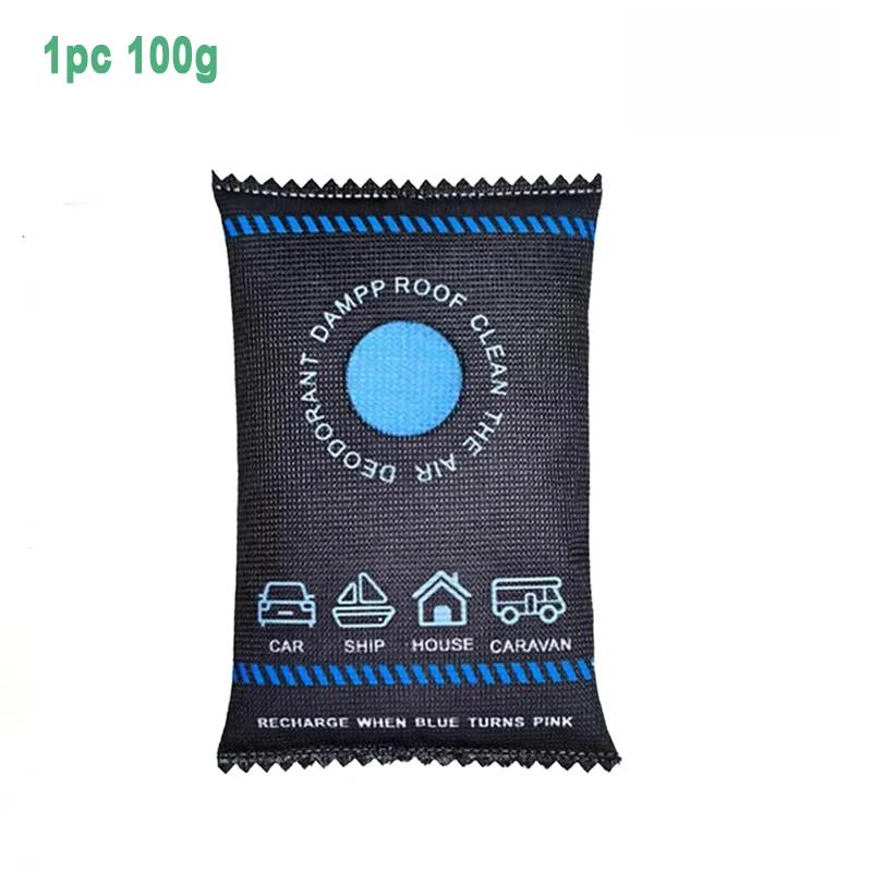 Reusable Silicone Dehumidifier Bag Car Air Freshener Interior Wardrobe Room Home Moisture Absorber Dampness Preventer Drying Bag