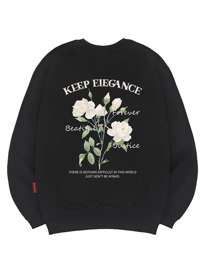 Ellamo Keep Elegance Sweatshirt Unisex Big Size S~4Xl (A Type)
