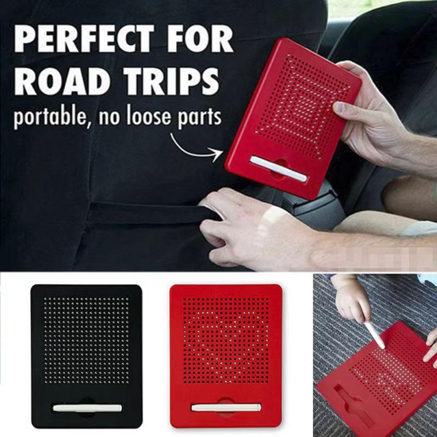 Magnetic Drawing Board Magnetized Board For Children  Magnet Ball Pad Magnetic Stylus Montessori Education Travel Activities Toy