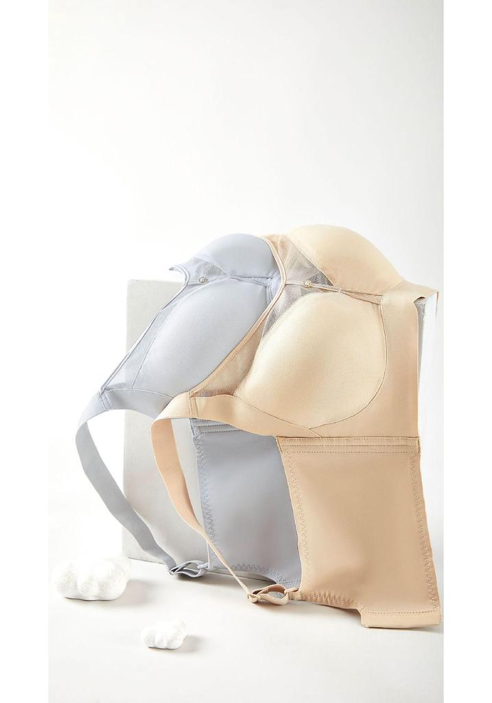 Wire-Free Plus Size Ultra-Thin Bra - Large Cup, Side Support, Anti-Sagging, Massage Cup, Push-Up Lingerie
