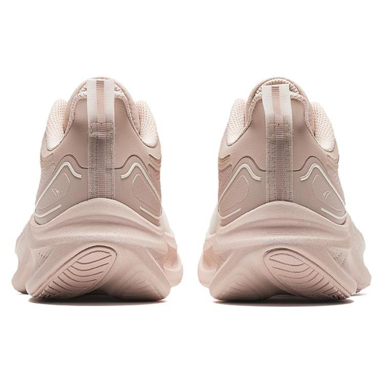 New Anta Slip Resistant And Breathable Low Top Running Shoes Women's Pink Gray 922415577-3