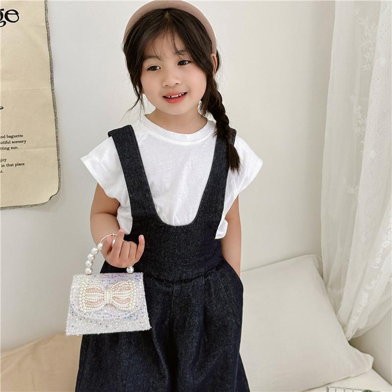 Fashionable Mini Children's Handbag Stylish Princess Bowknot Crossbody Bag For Girls