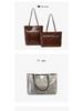 Large Capacity High-End Genuine Leather Tote - Women's Niche Design Handbag/Shoulder Bag